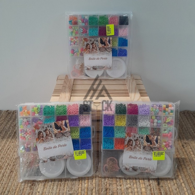 Boite de perles - 23 pièces