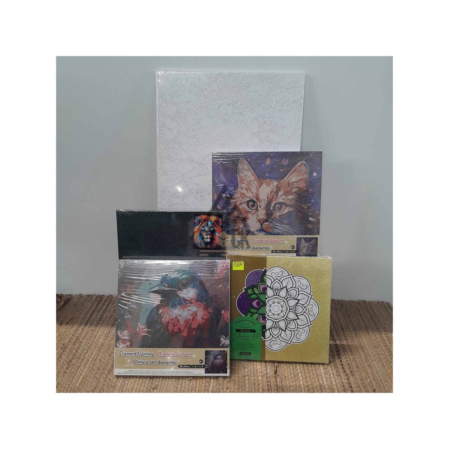 Toile Diamond painting & peinture - 48 pièces