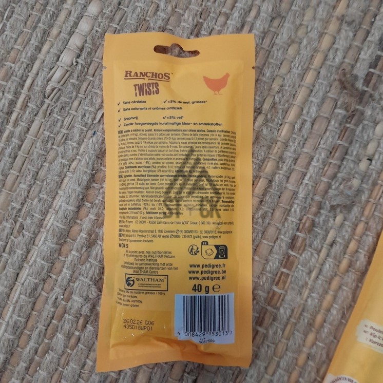 Friandises pour chien - PEDIGREE - 100 paquets