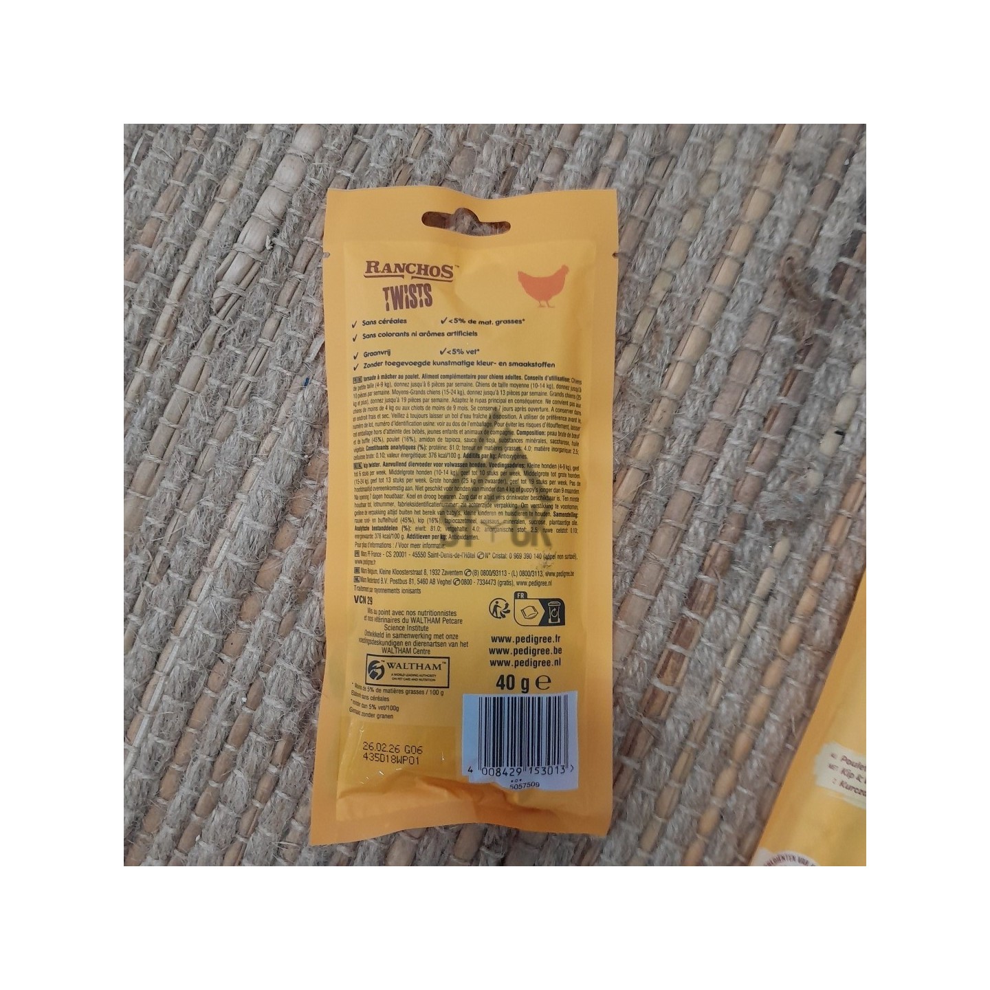 Friandises pour chien - PEDIGREE - 100 paquets