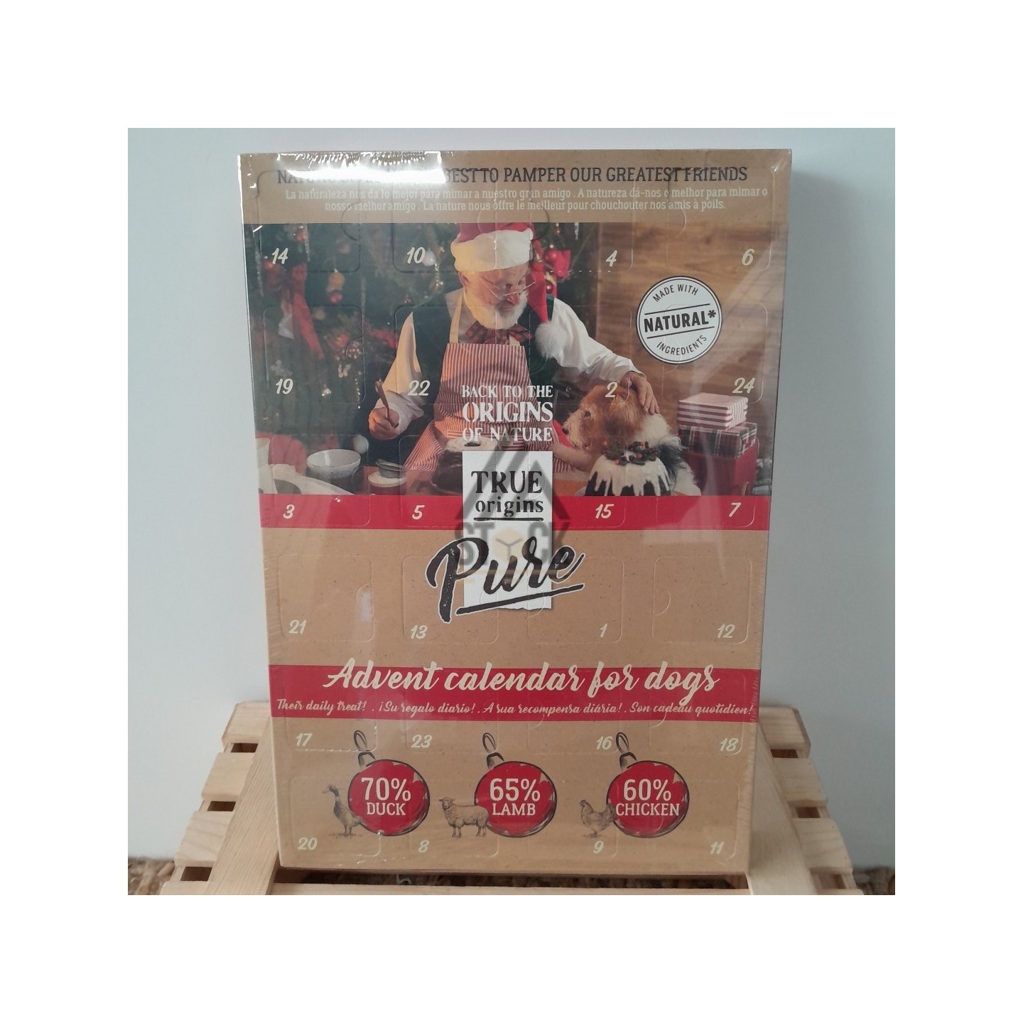Calendrier de l'avent pour chien - 70 pièces
