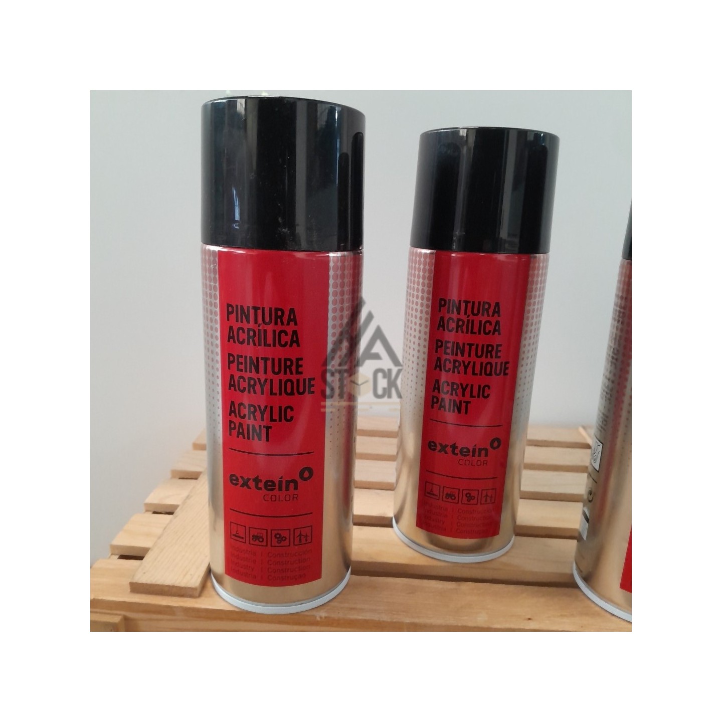 Peinture acrylique en spray - 55 pièces