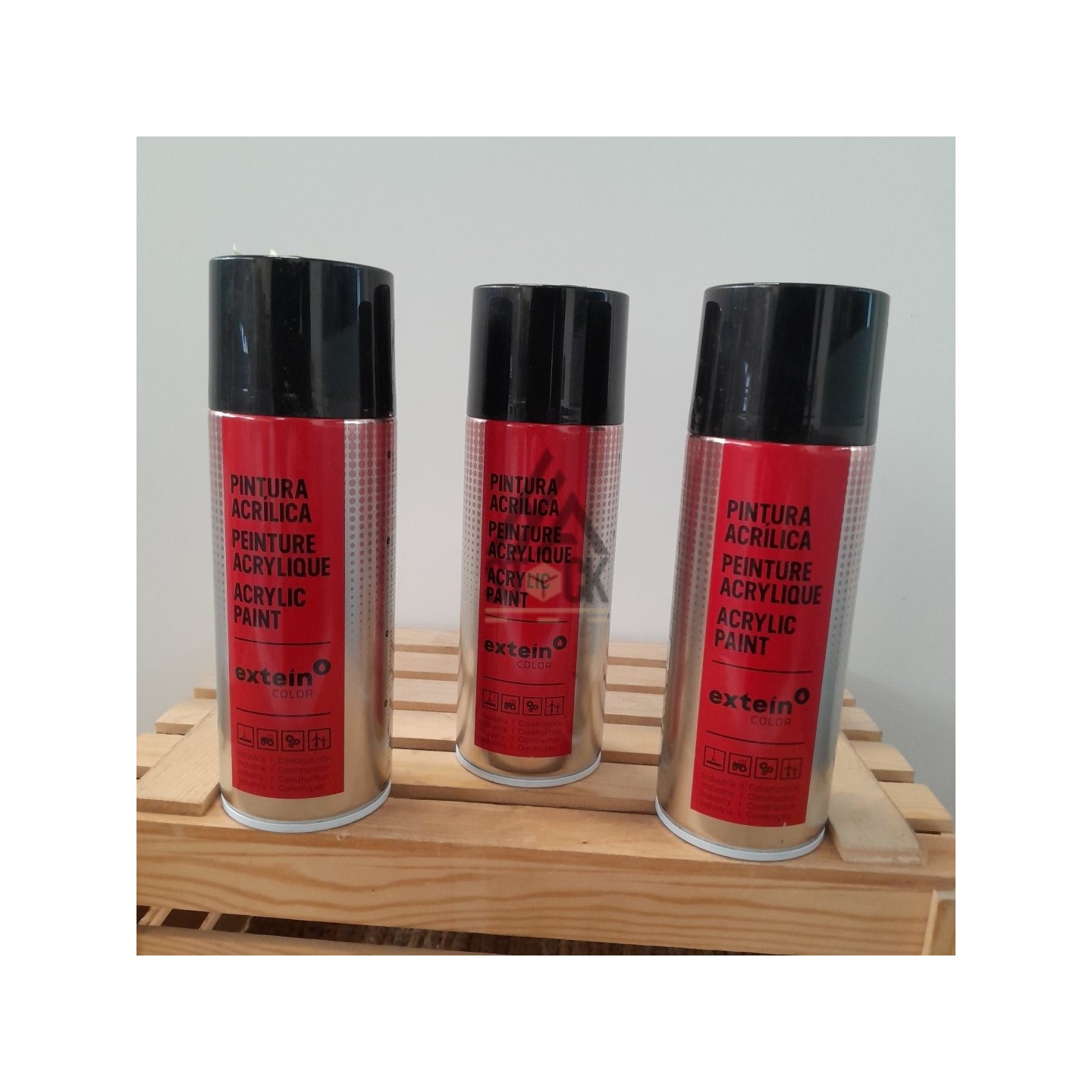 Peinture acrylique en spray - 55 pièces
