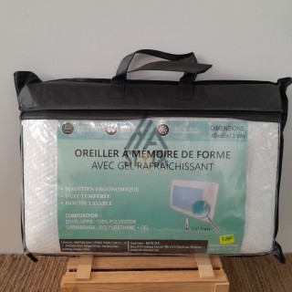 Oreiller a mémoire de forme  - 9 pièces