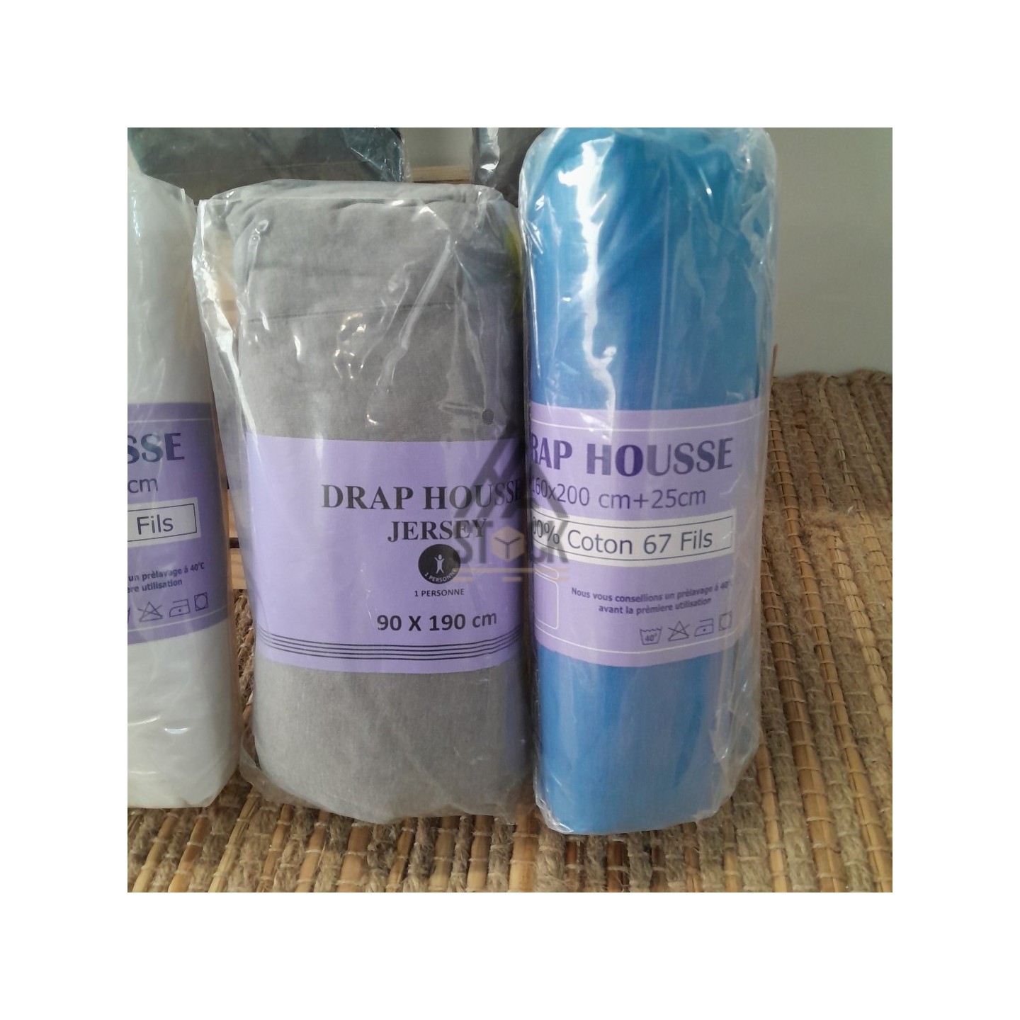 Drap housse - 30 pièces