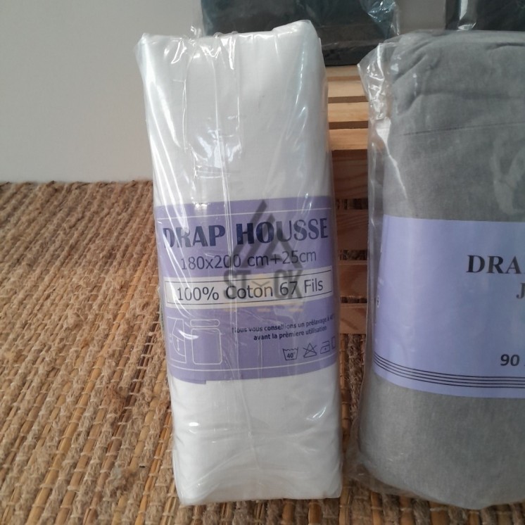 Drap housse - 30 pièces