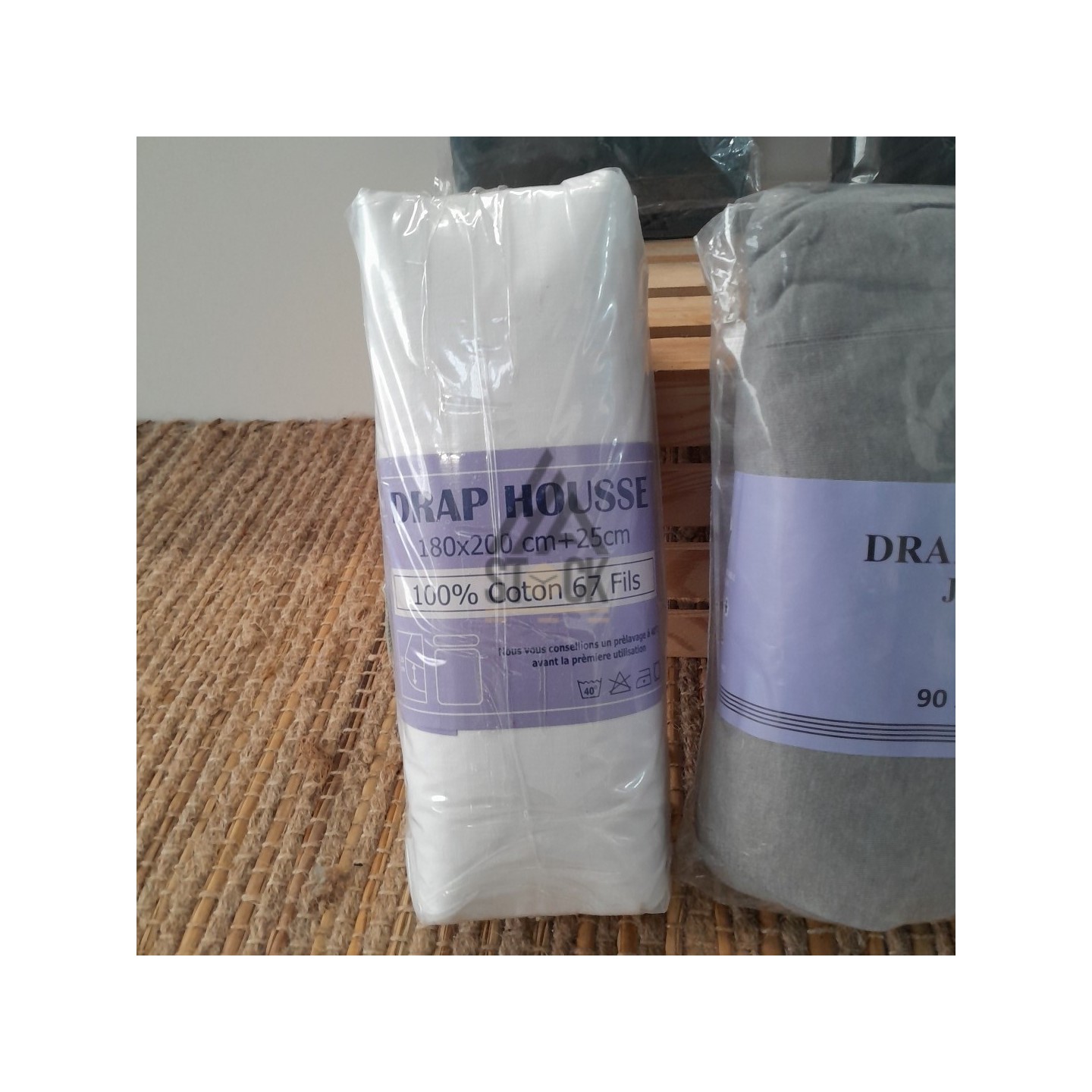 Drap housse - 30 pièces