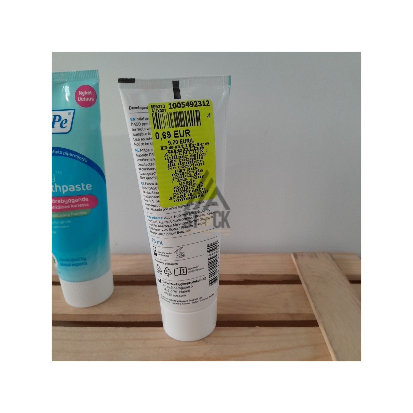 Dentifrice enfant -150 pièces