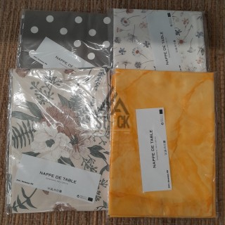 Nappe PVC imprimée - 50 pièces