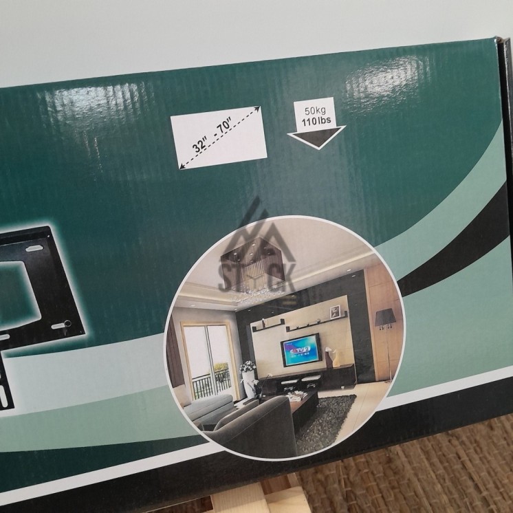 Support mural fixe universel TV - 8 pièces