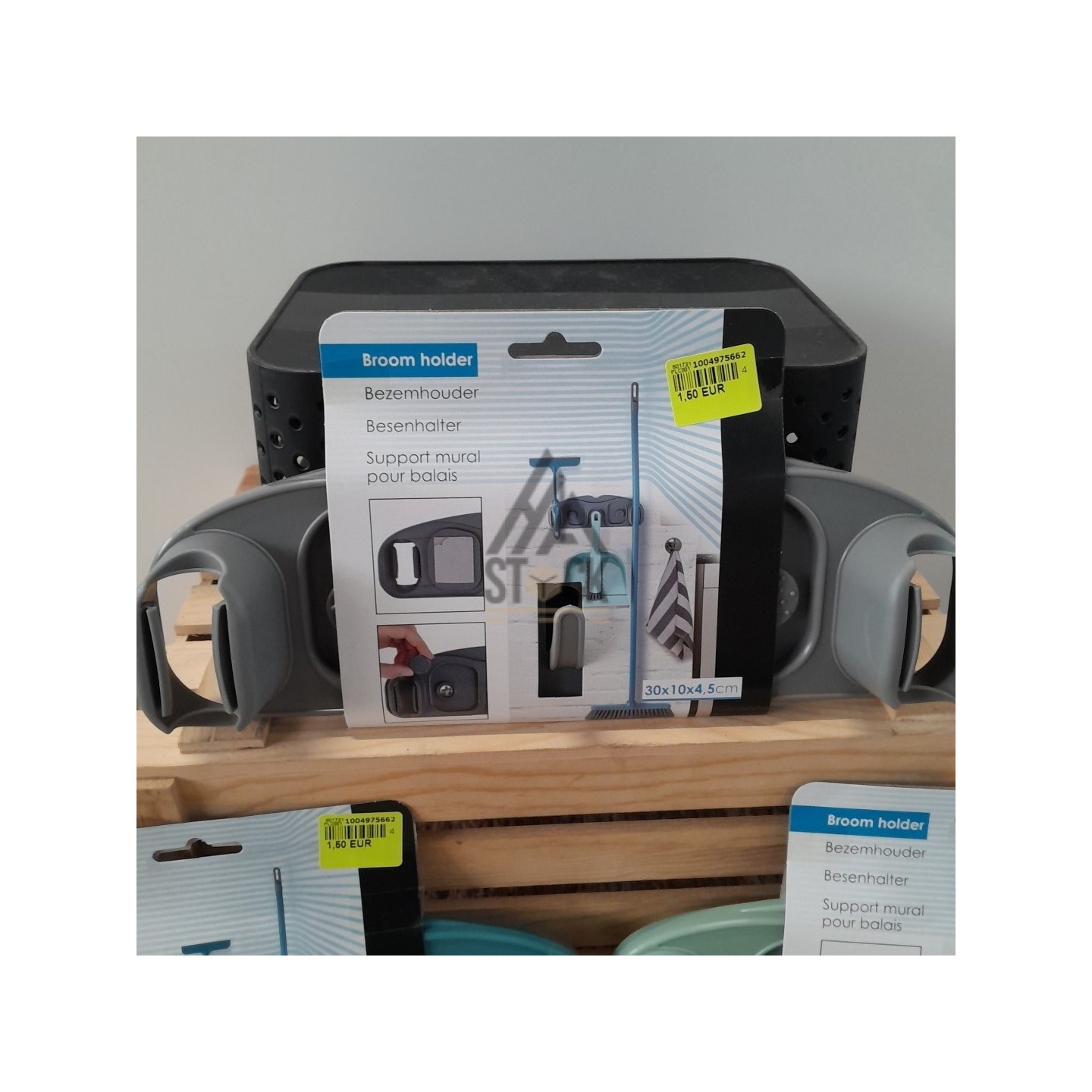 Support mural pour balais - 55 pièces