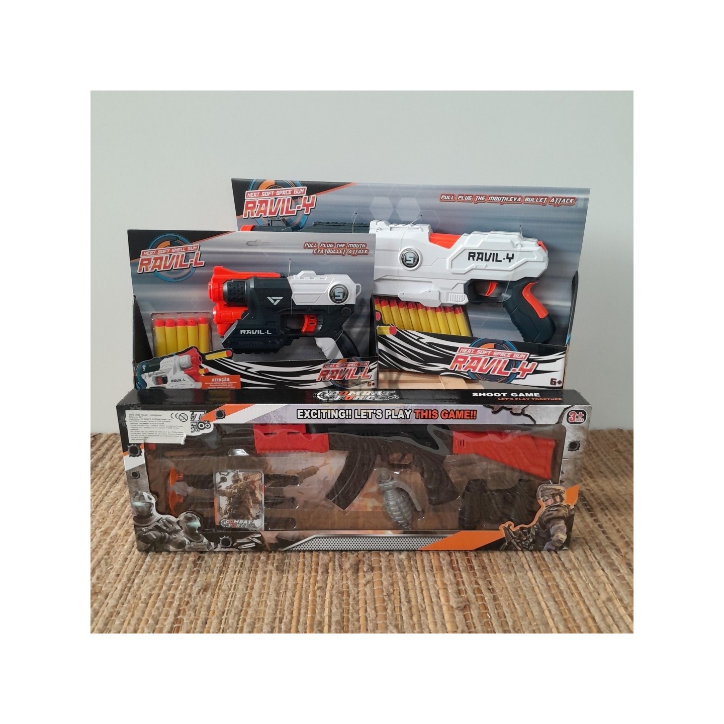 Pistolet enfants - 14 pièces