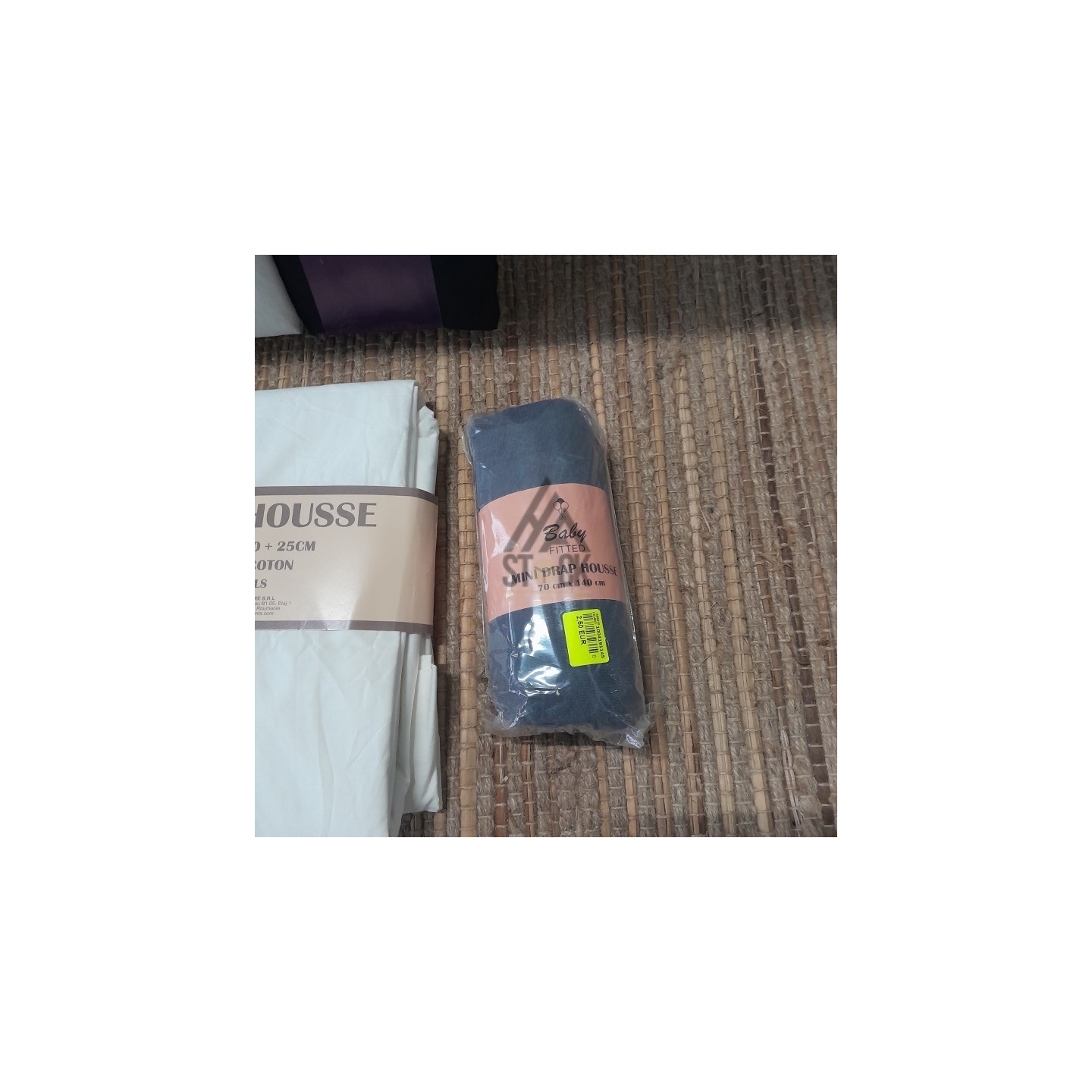 Drap housse - 40 pièces