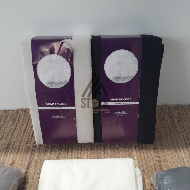 Drap housse - 40 pièces