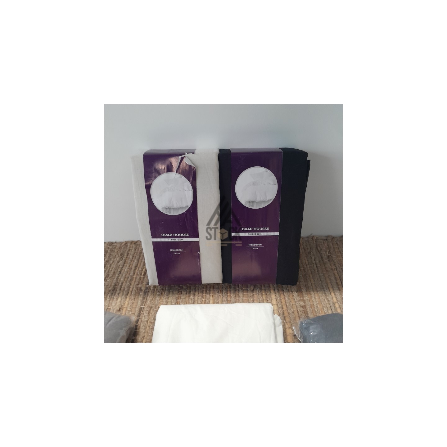 Drap housse - 40 pièces