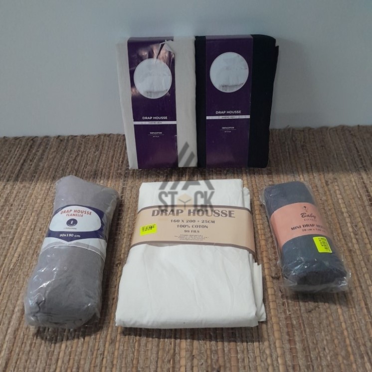 Drap housse - 40 pièces