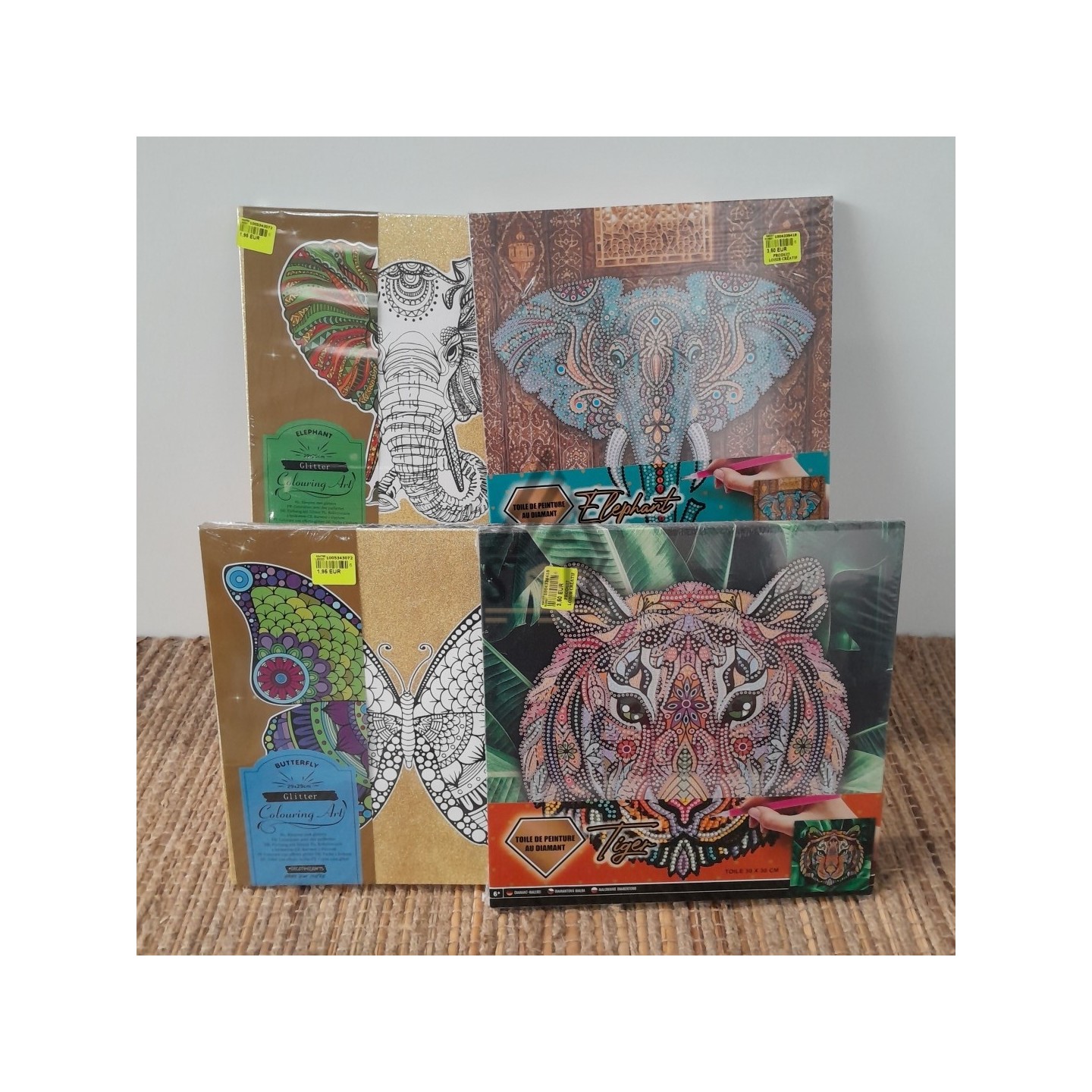 Toile Diamond painting & peinture - 35 pièces