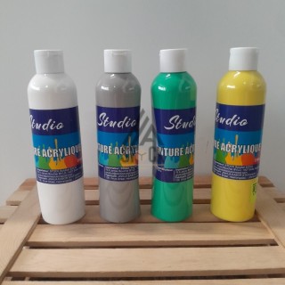 Tube peinture acrylique - 110 pièces