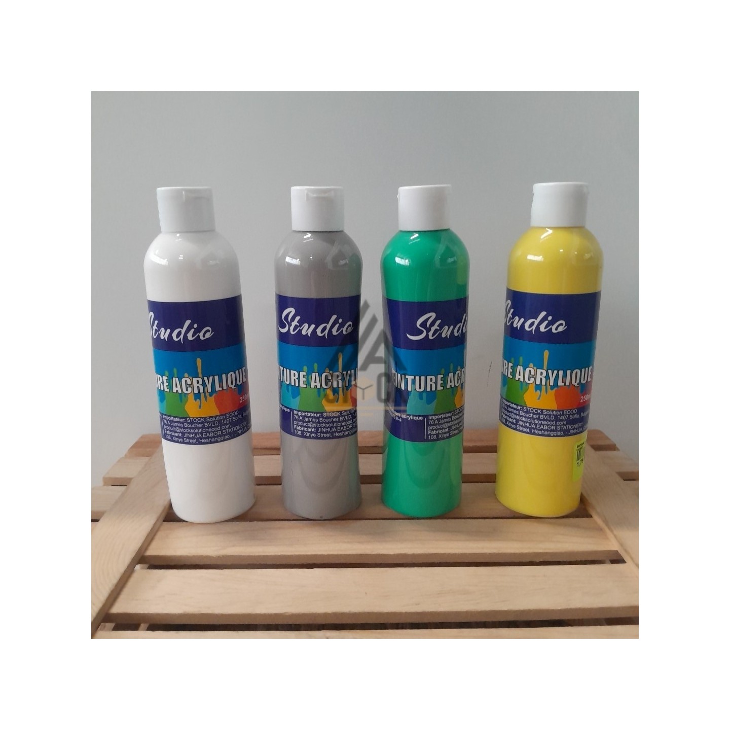 Tube peinture acrylique - 110 pièces