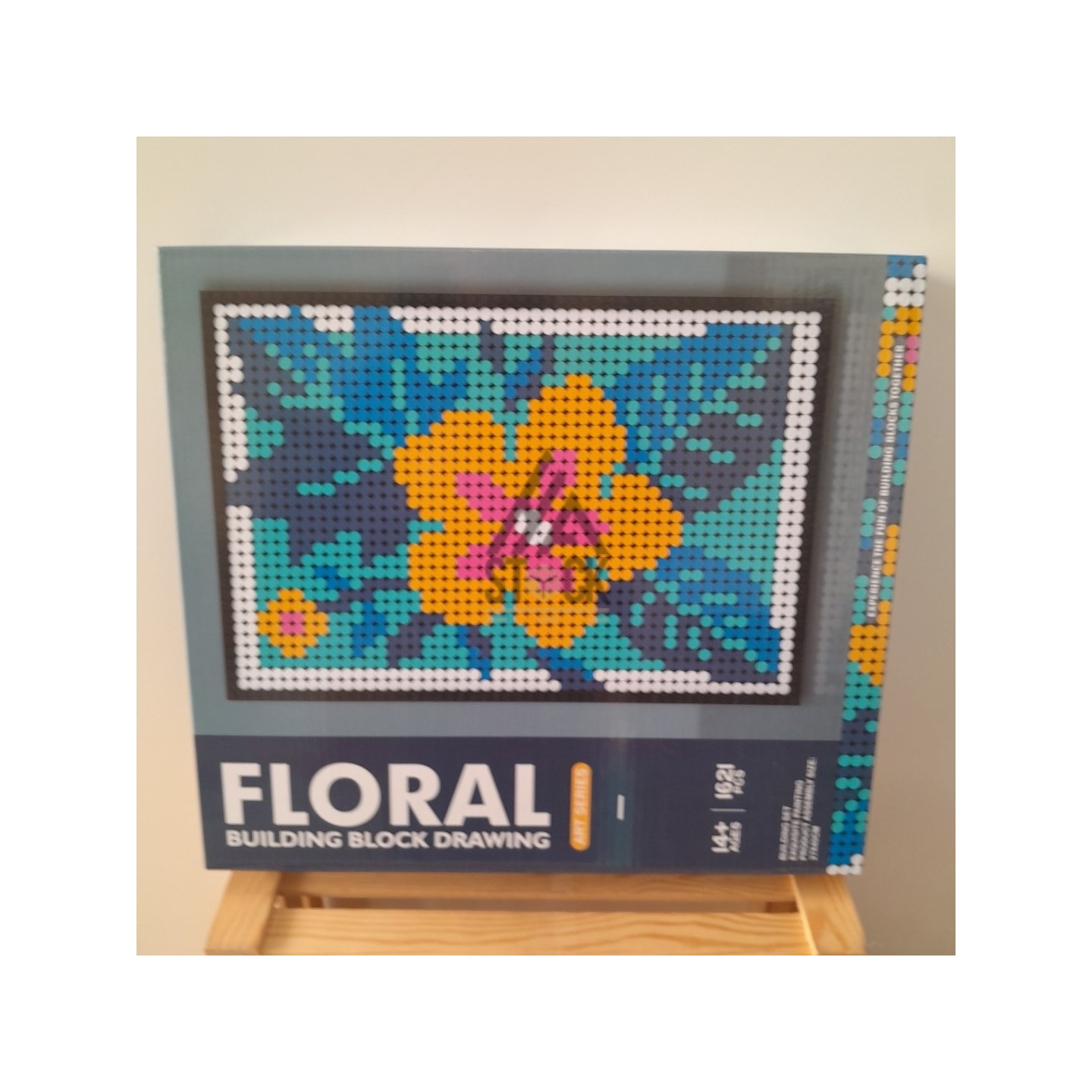 FLORAL BUILDING BLOCK DRAWING - 17 pièces