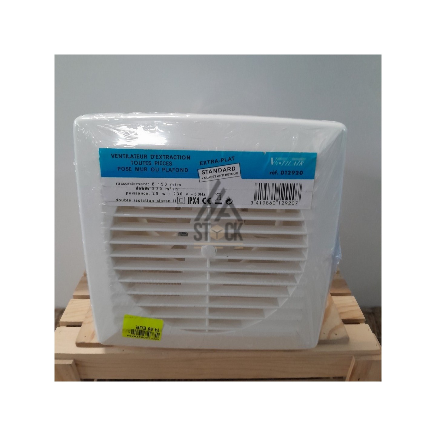 Ventilateur d'extraction - 13 pièces