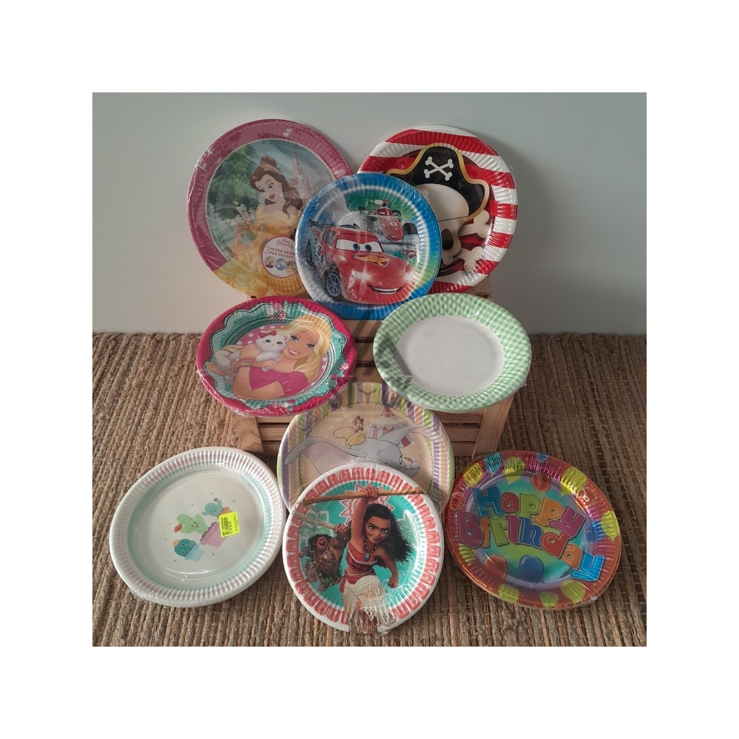 Assiette jetable - 100 paquets