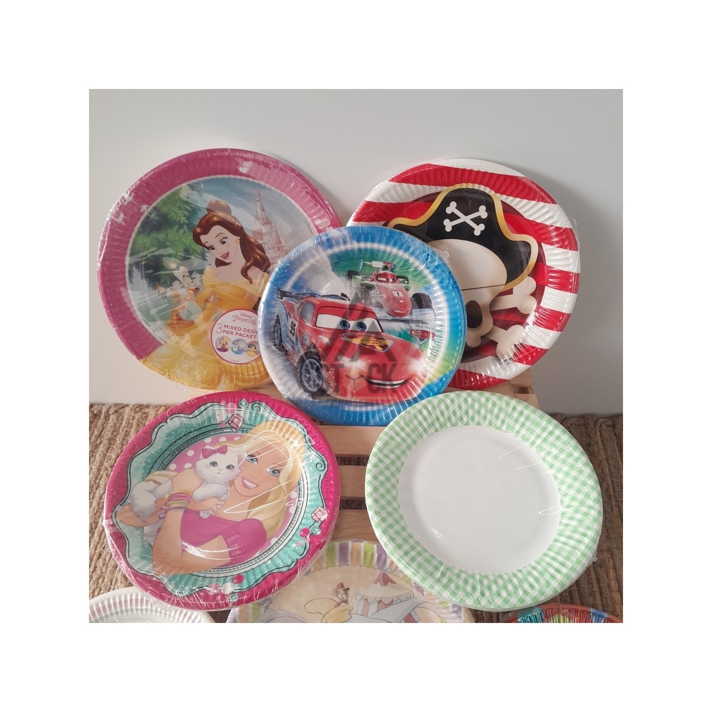 Assiette jetable - 100 paquets