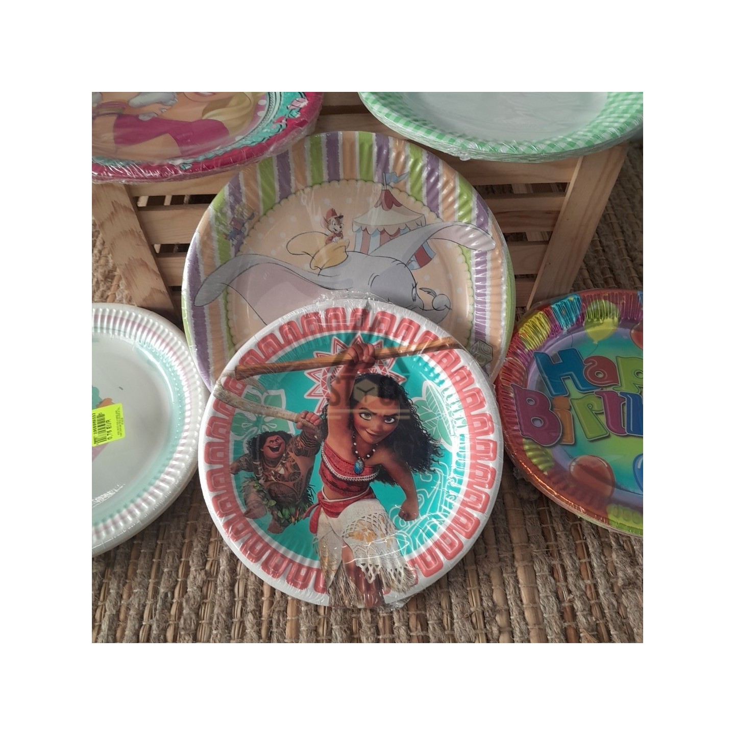 Assiette jetable - 100 paquets