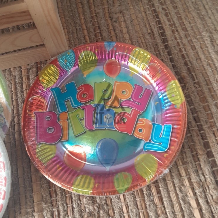 Assiette jetable - 100 paquets