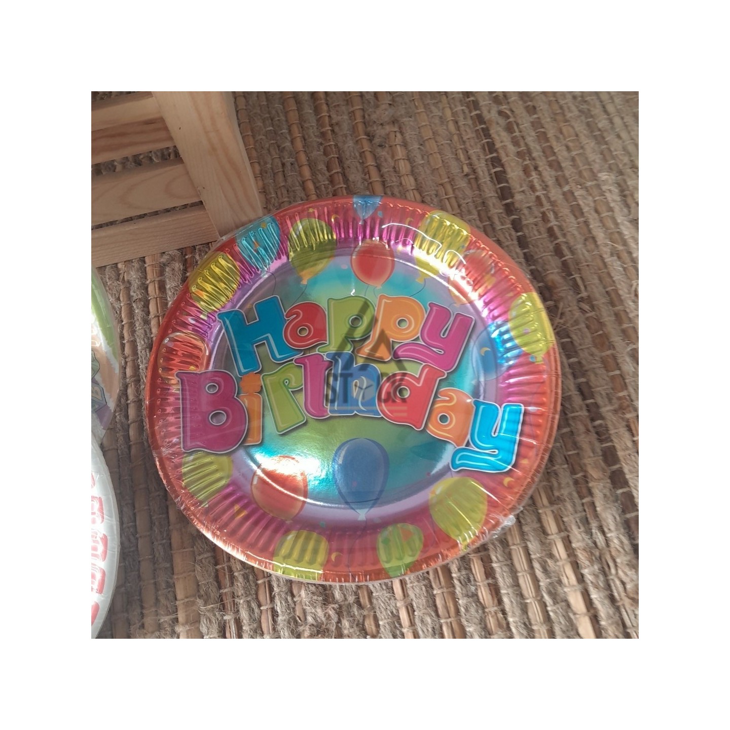 Assiette jetable - 100 paquets