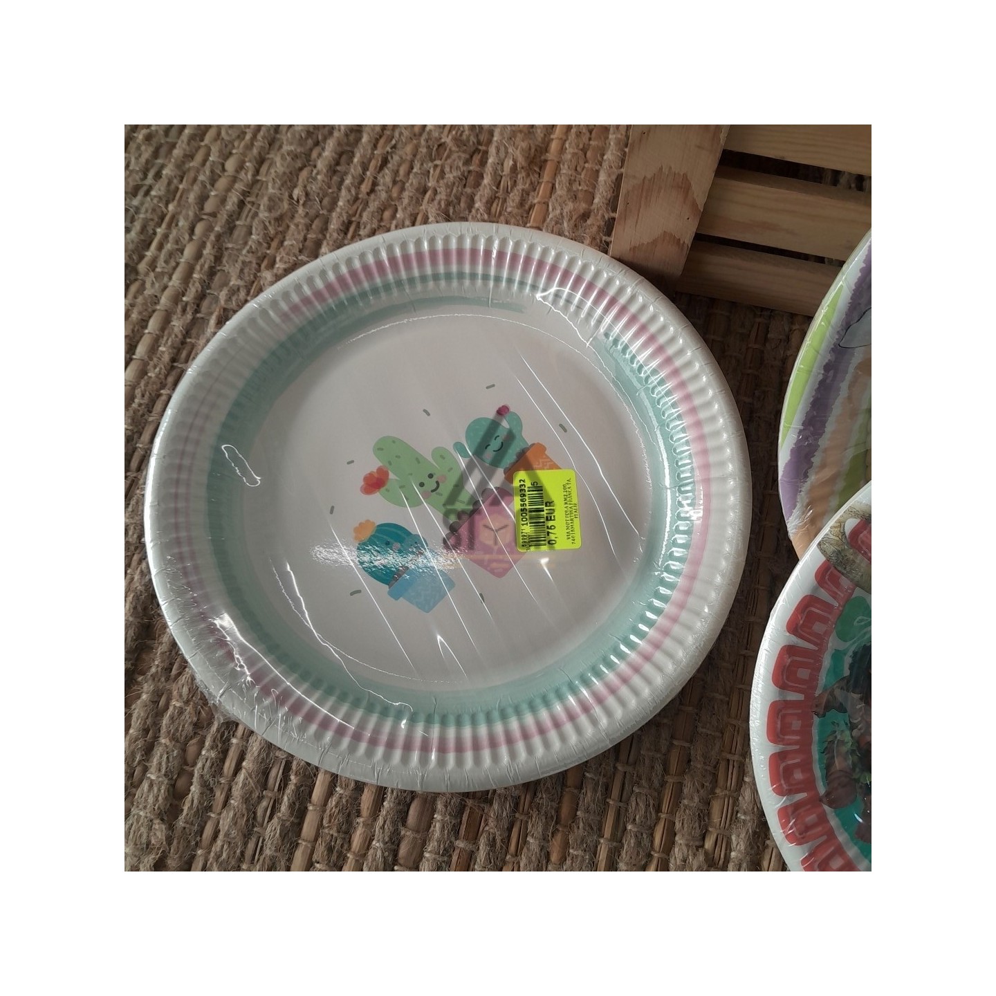 Assiette jetable - 100 paquets