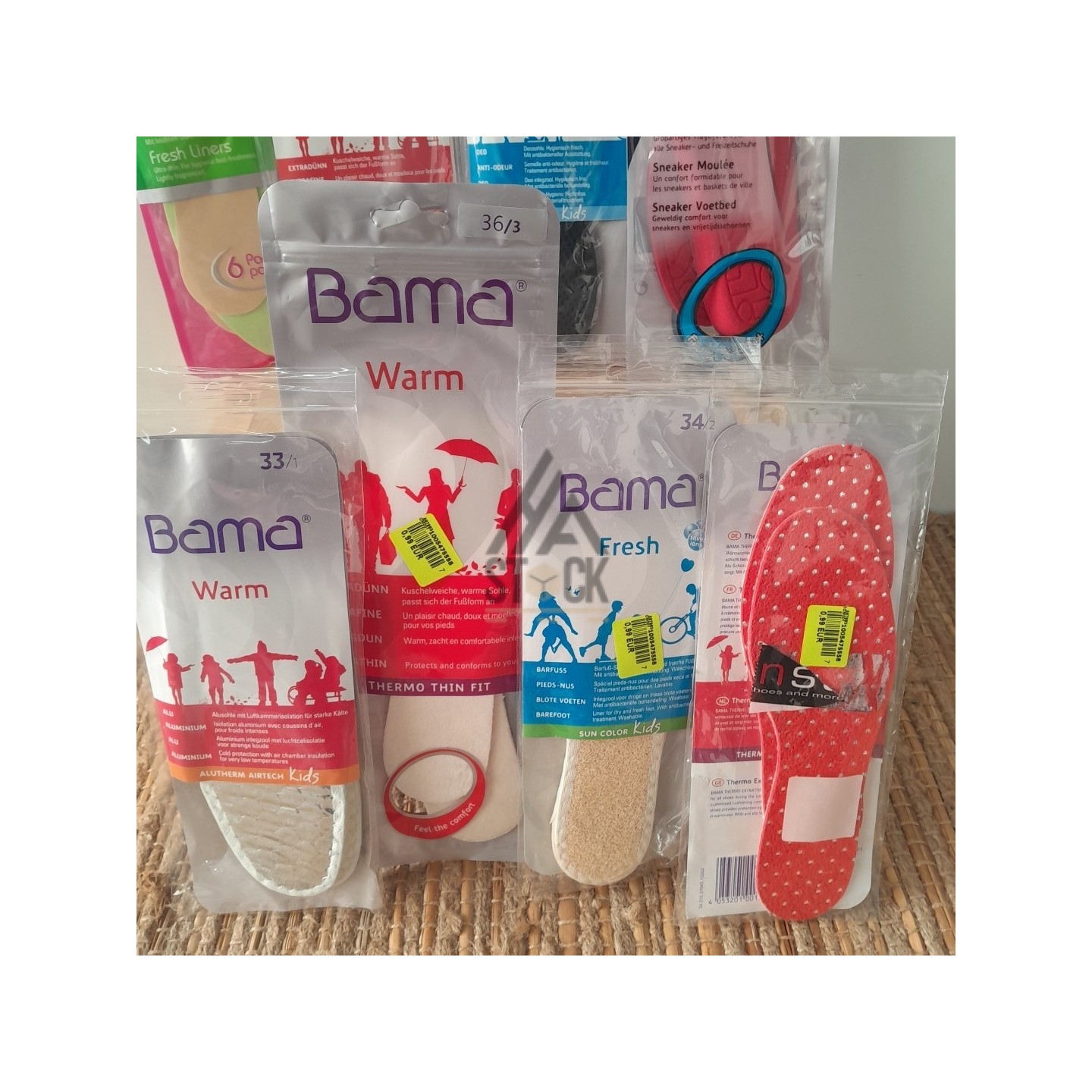 Semelle  - 150 pièces