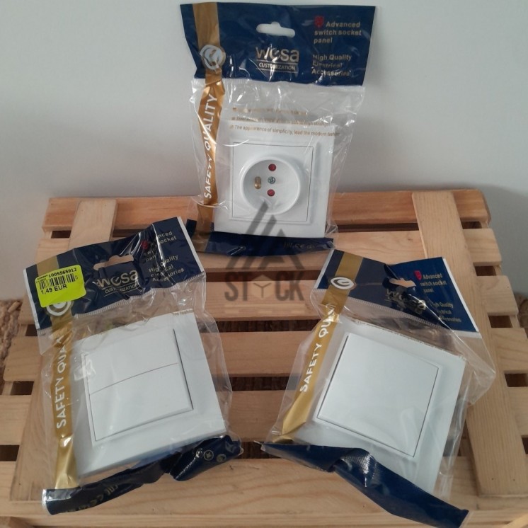 Interrupteur et prise - 200 pièces