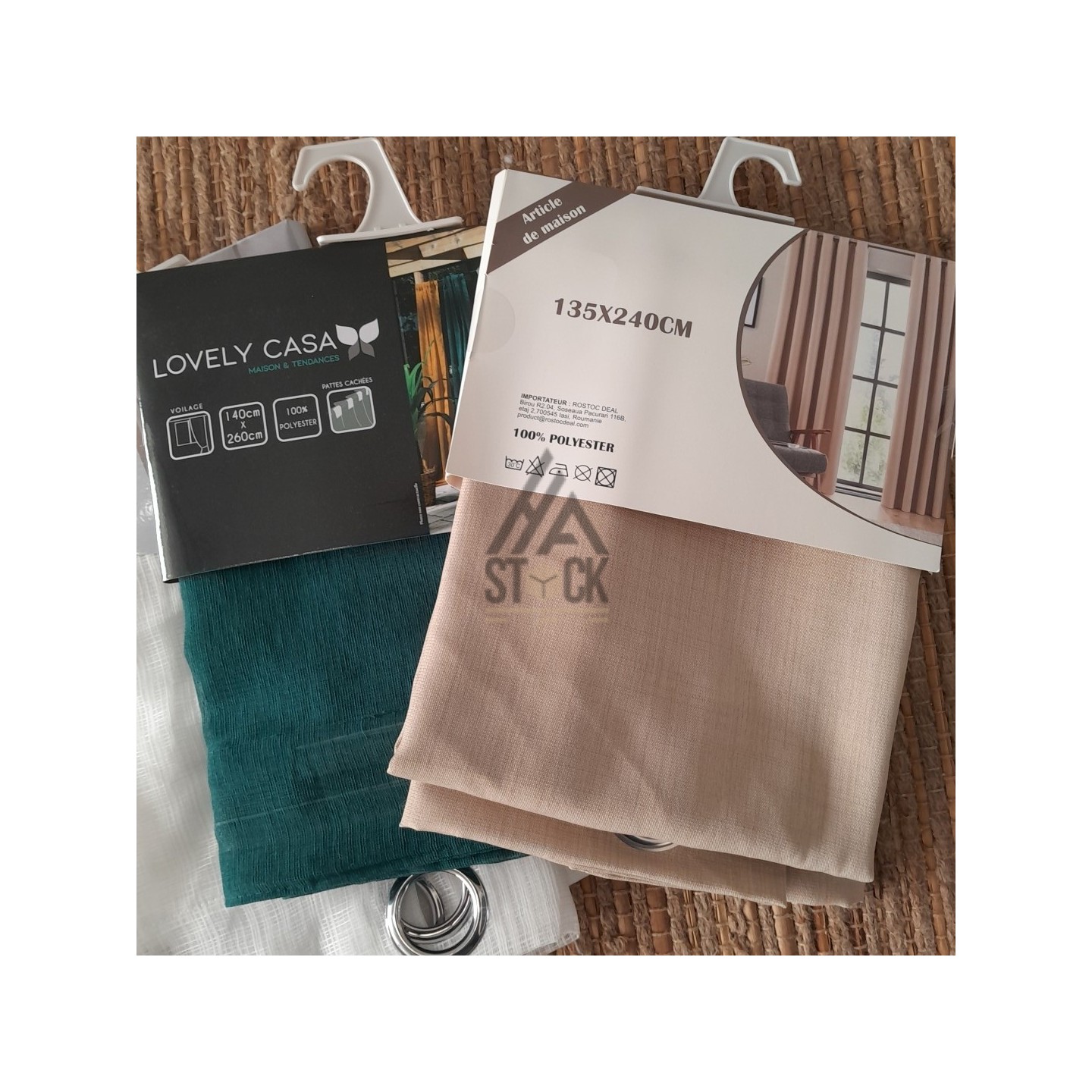 Rideaux - 25 pièces