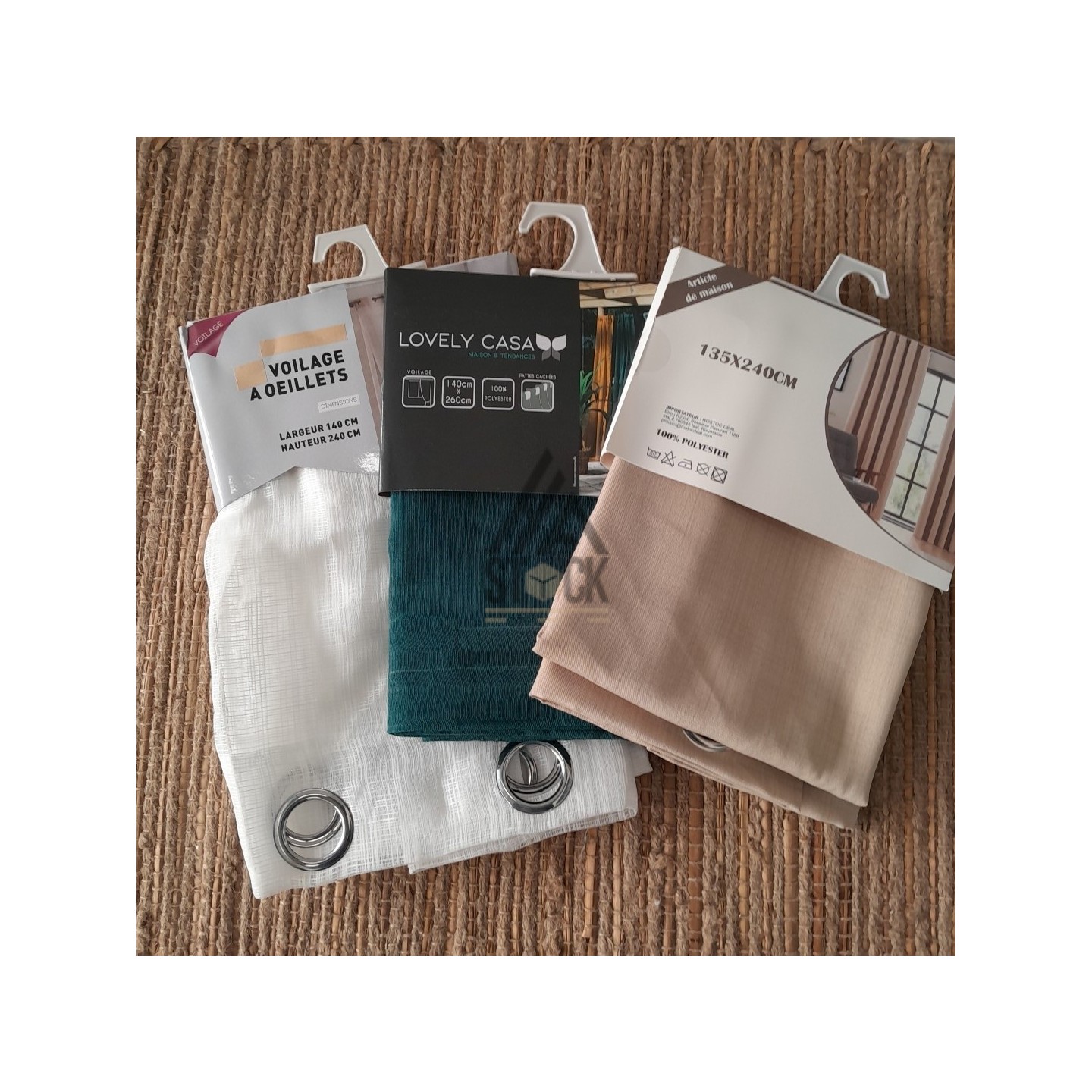 Rideaux - 25 pièces