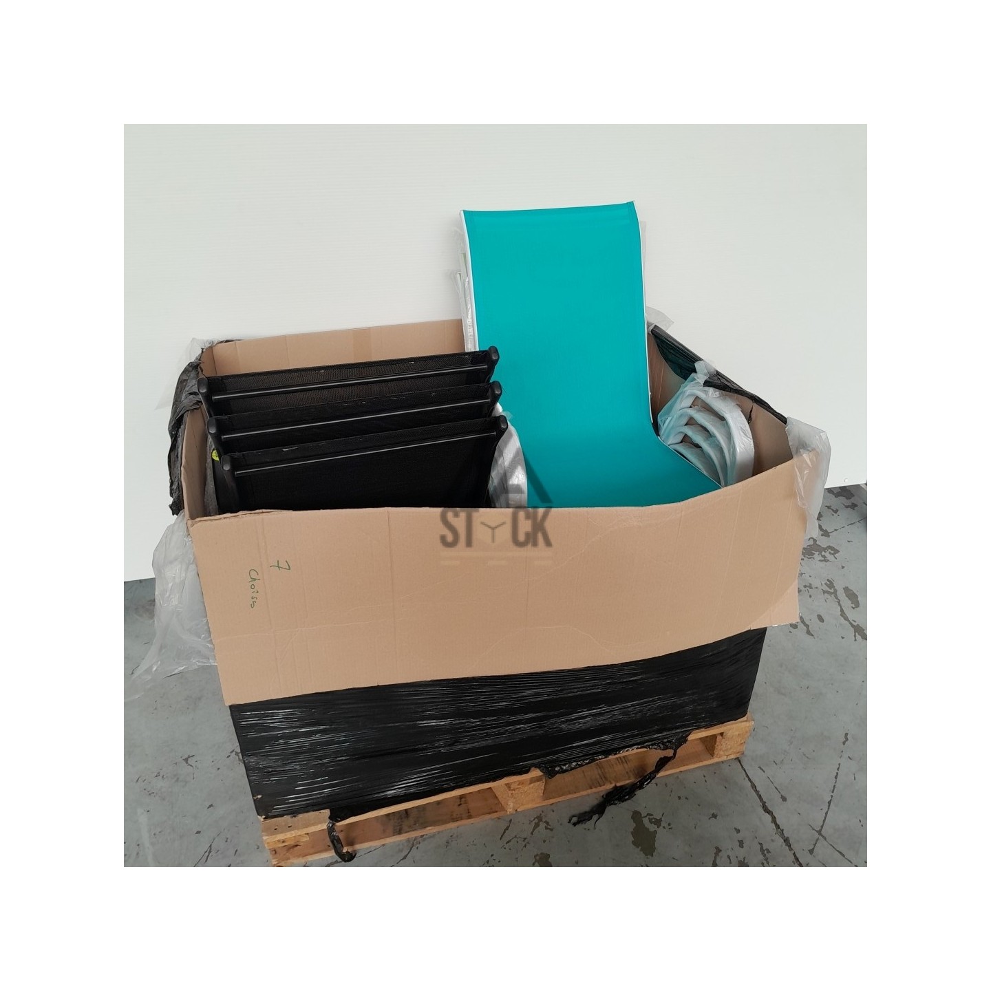 Chaise d'extérieur - 7 pièces