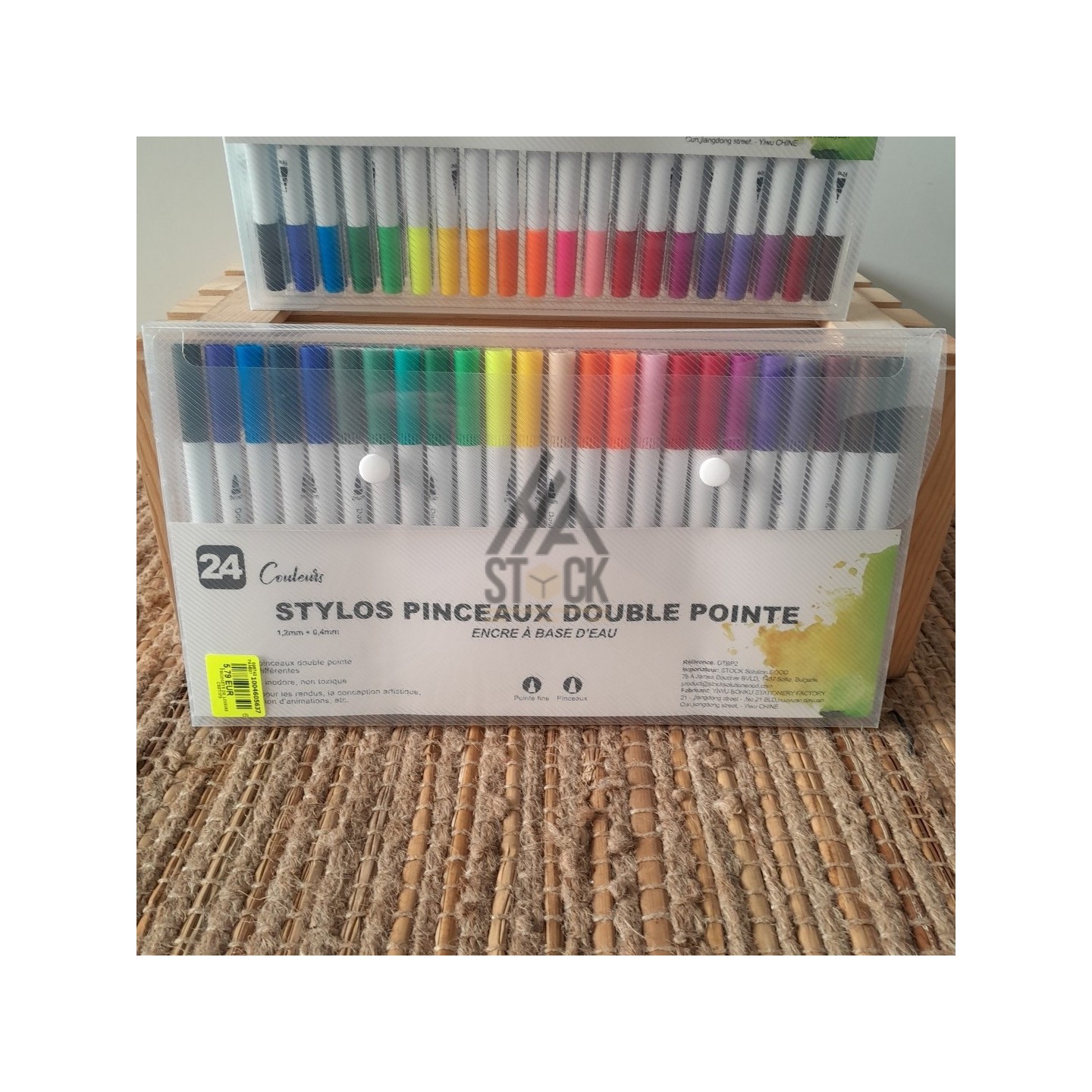 Coffret stylo pinceaux double pointe - 16 pièces