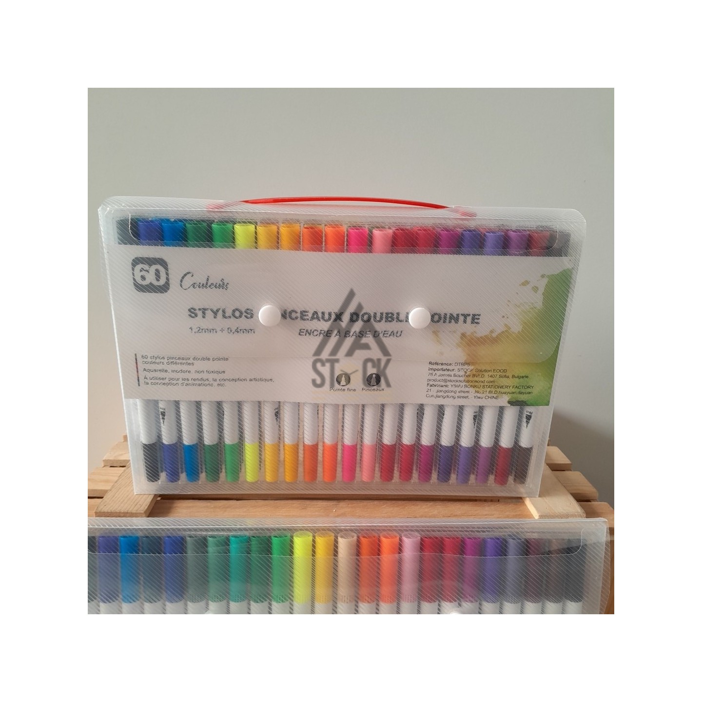 Coffret stylo pinceaux double pointe - 16 pièces