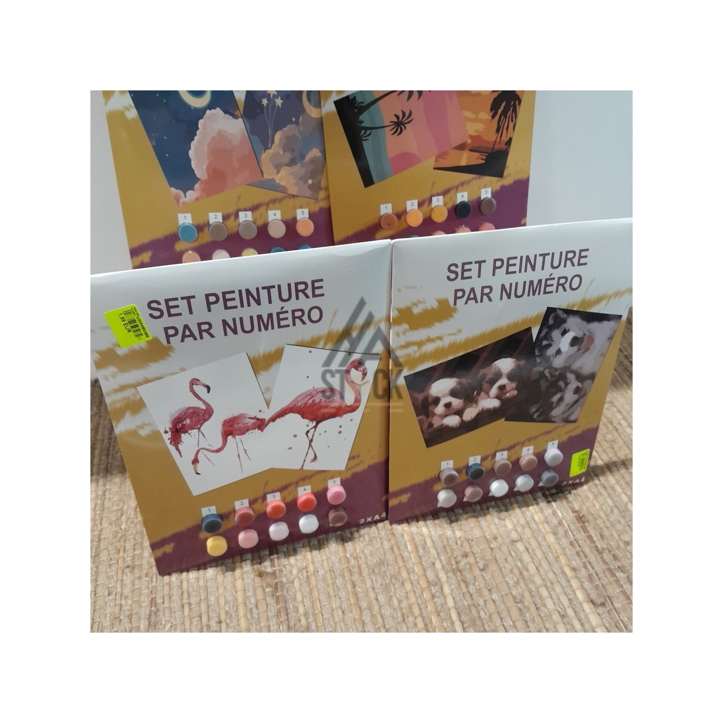 Peinture par numéro - 60 pièces