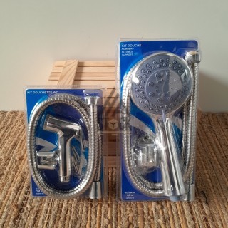 Kit de douche & douchette - 27 pièces