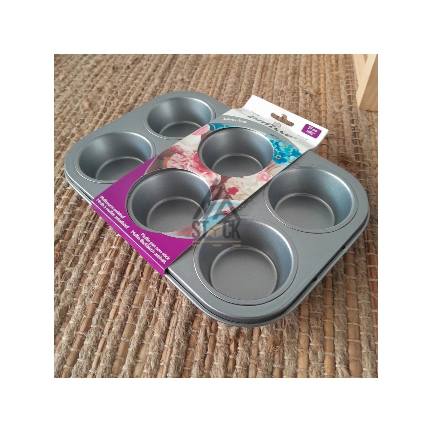 Moule a muffins antiadhésif - 20 pièces