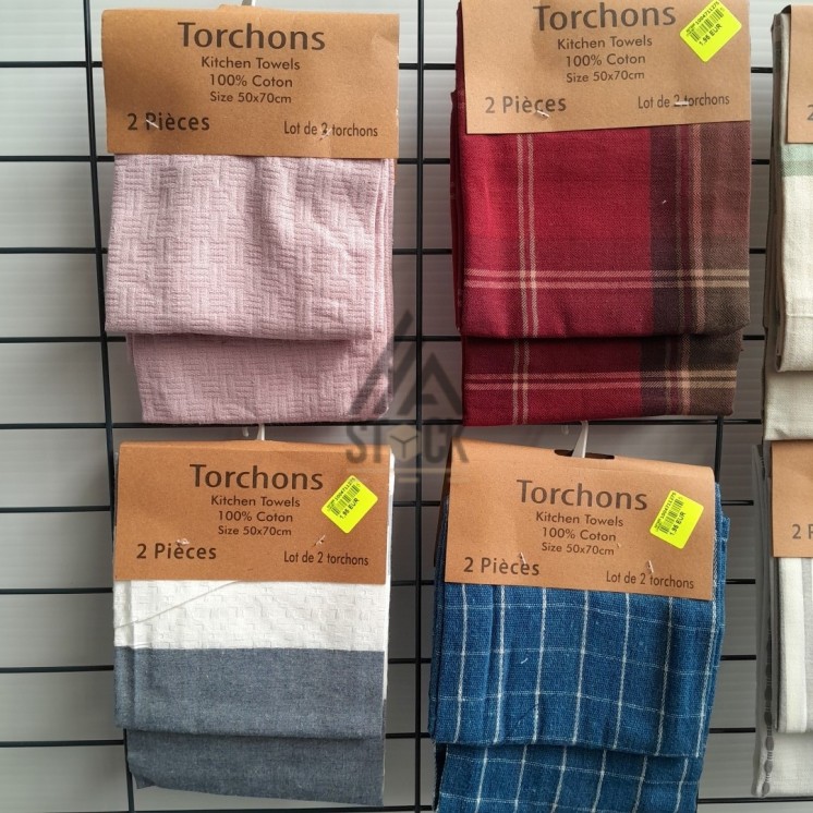 Torchons - 65 paquets