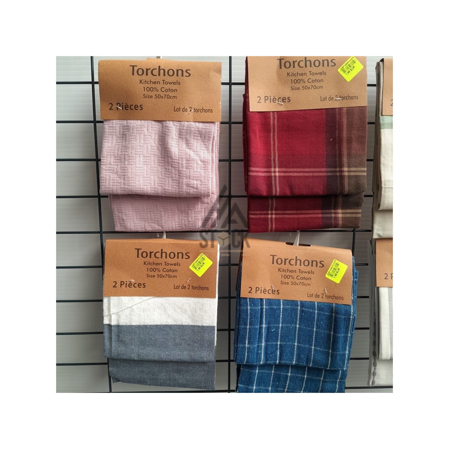 Torchons - 65 paquets