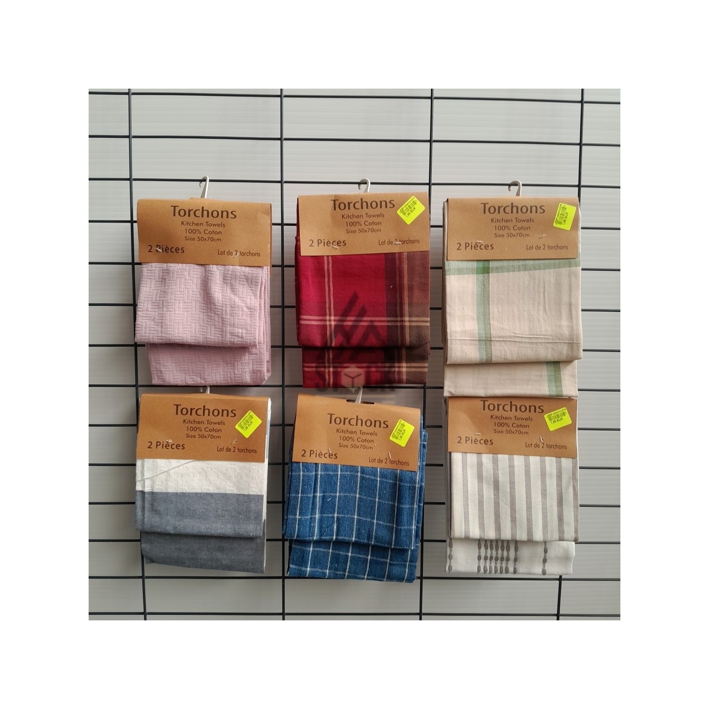 Torchons - 65 paquets