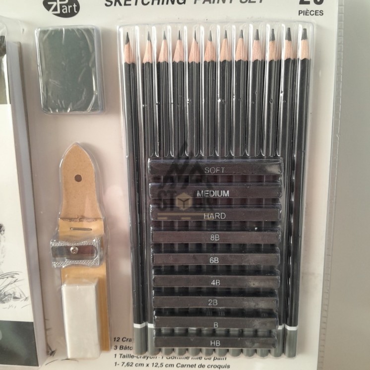 Coffret dessin - 15 pièces