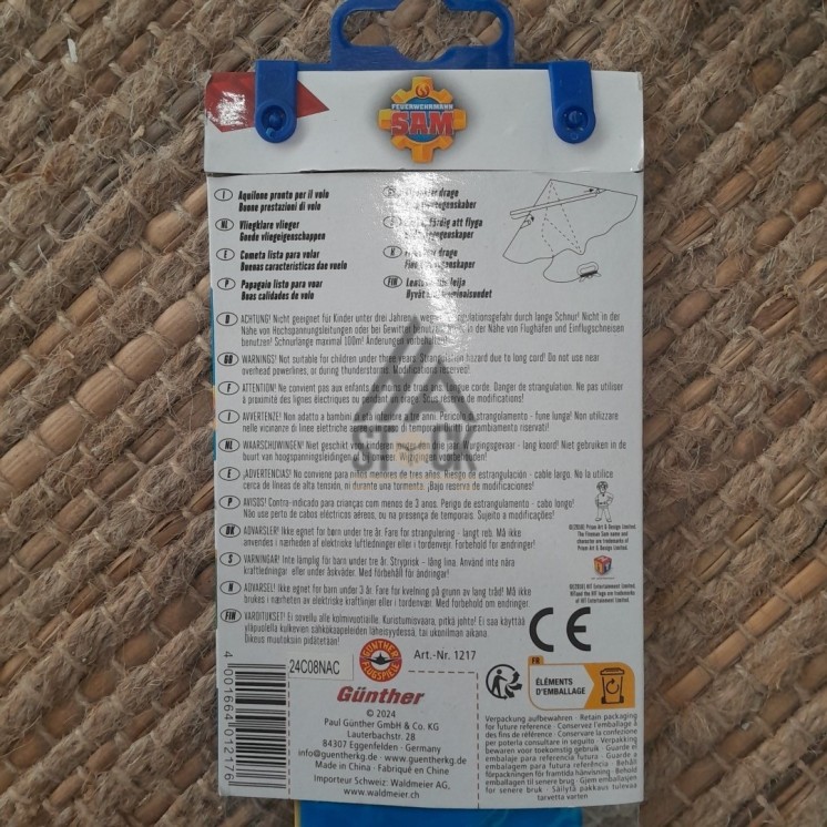 Cerf-volant - SAM LE POMPIER - 70 pièces