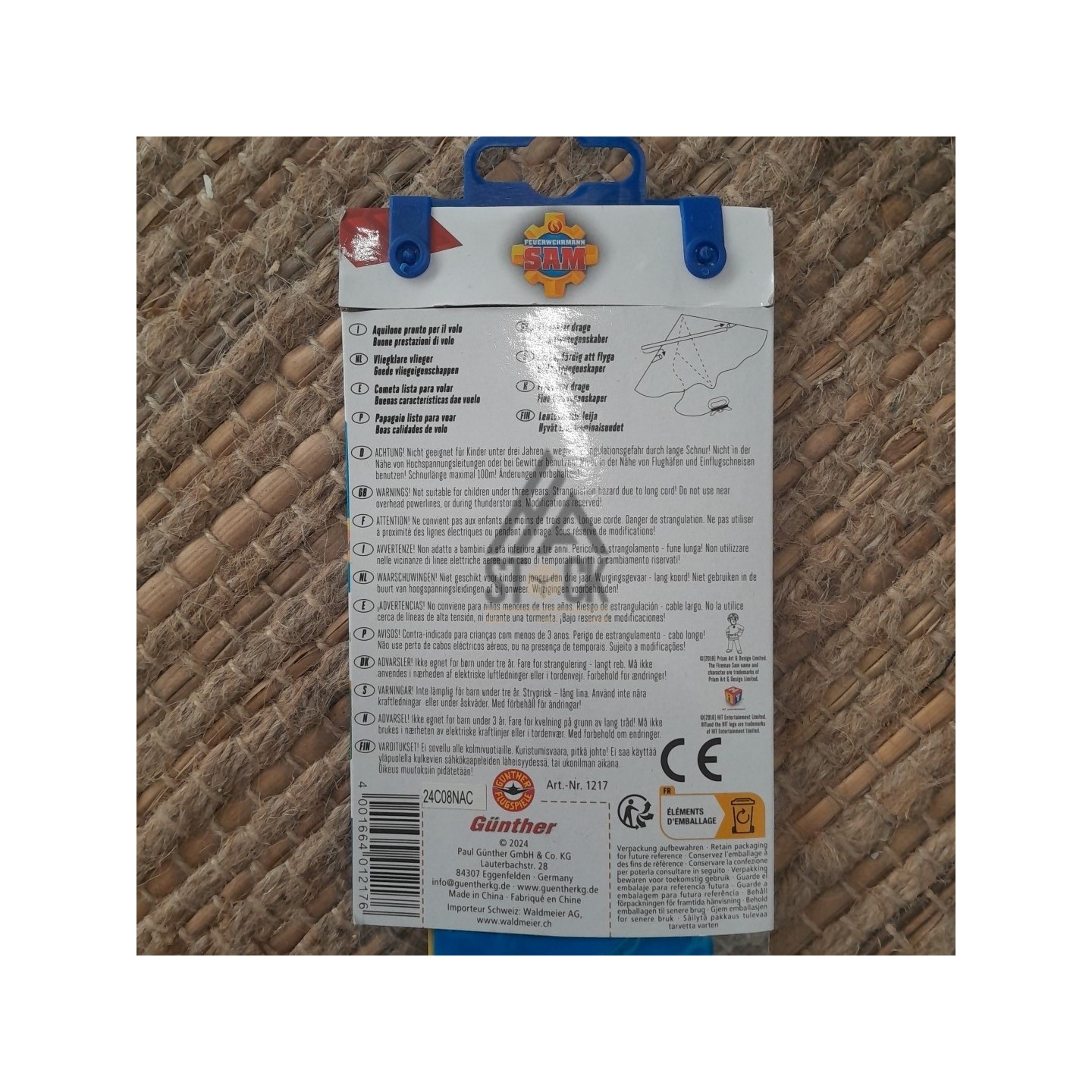 Cerf-volant - SAM LE POMPIER - 70 pièces