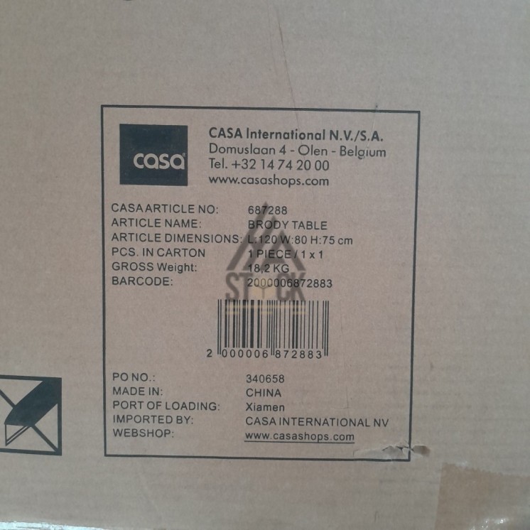 TABLE CASA - 2 pièces