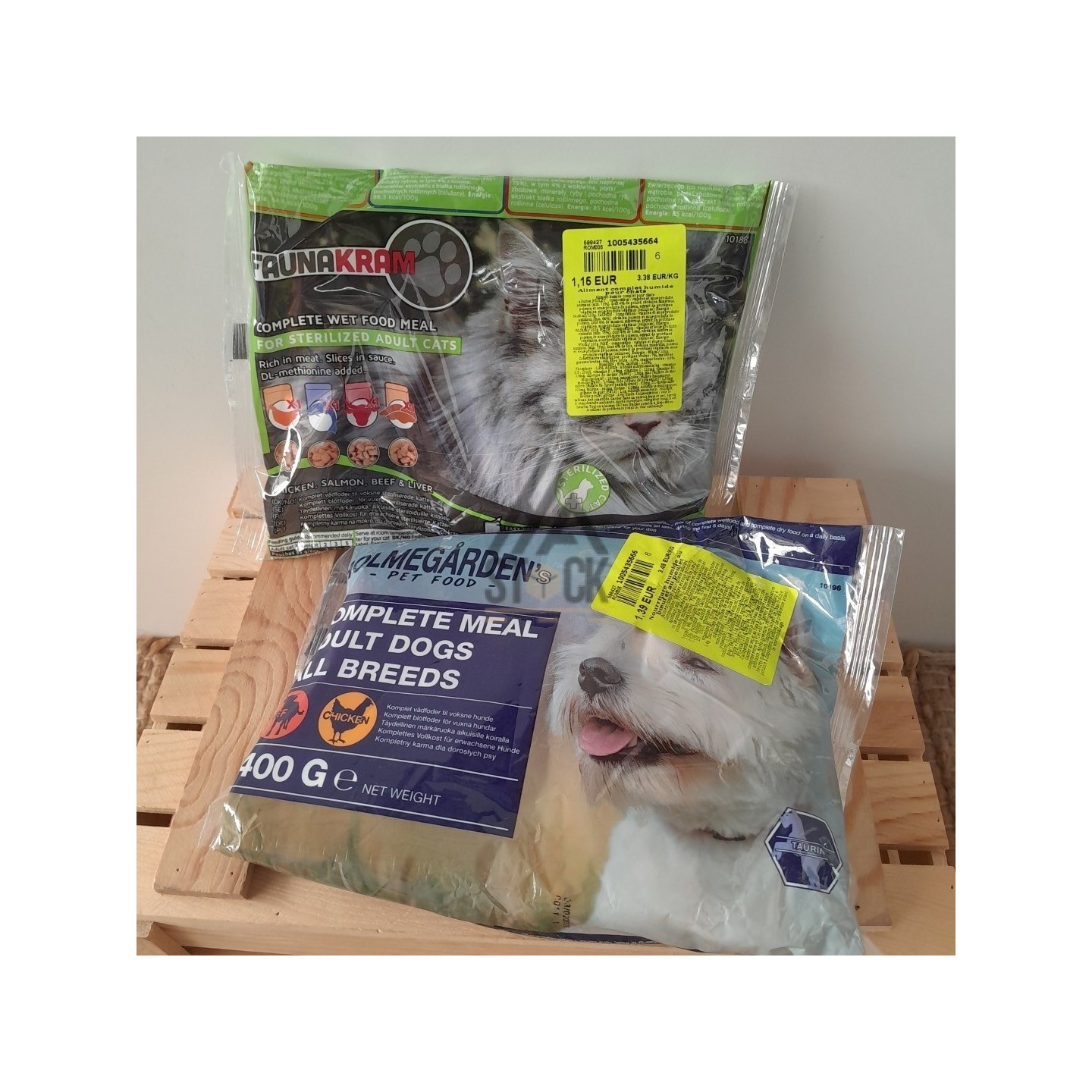 Pâté pour chien & chat - 105 paquets