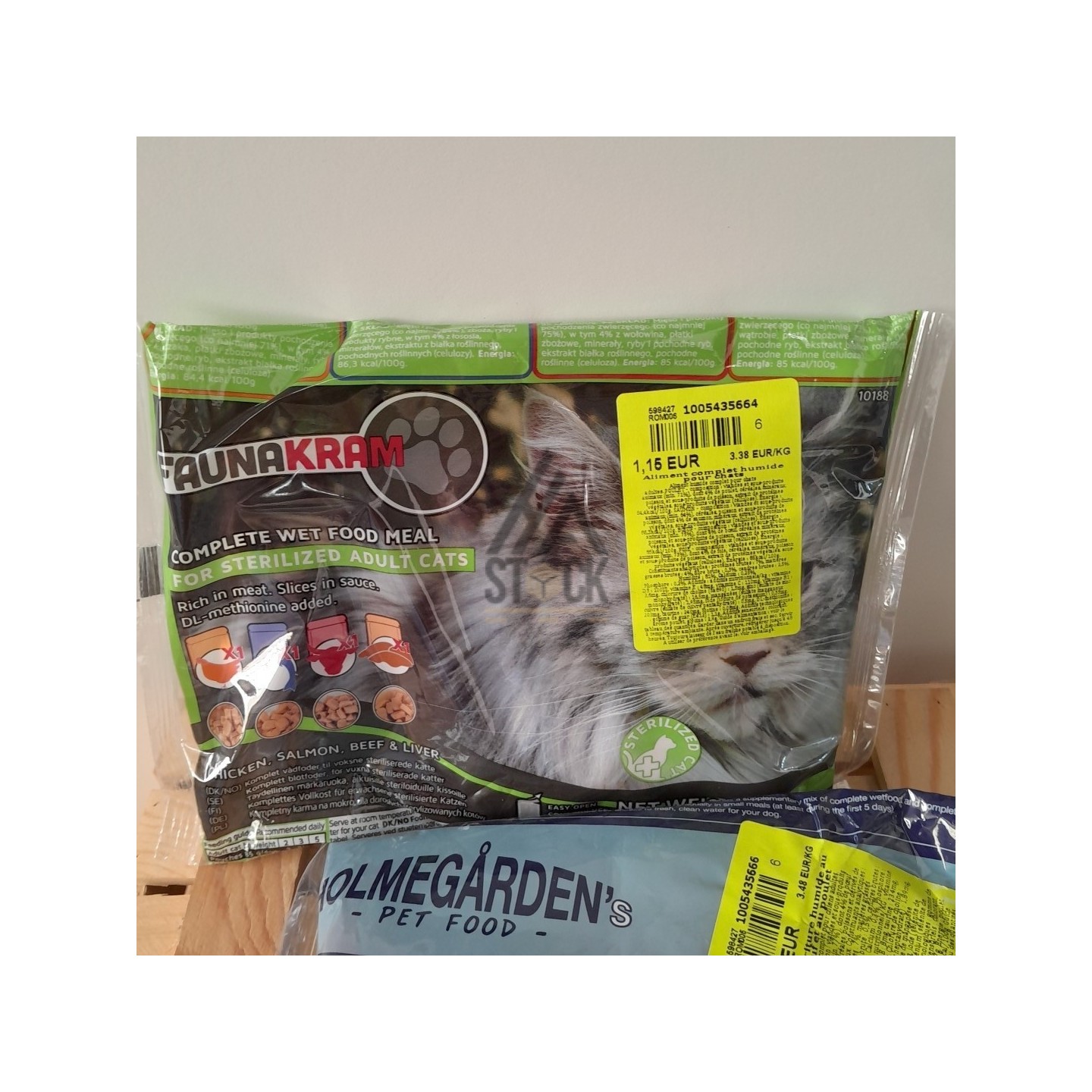 Pâté pour chien & chat - 105 paquets